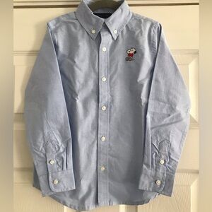 Janie and Jack Peanuts button down top